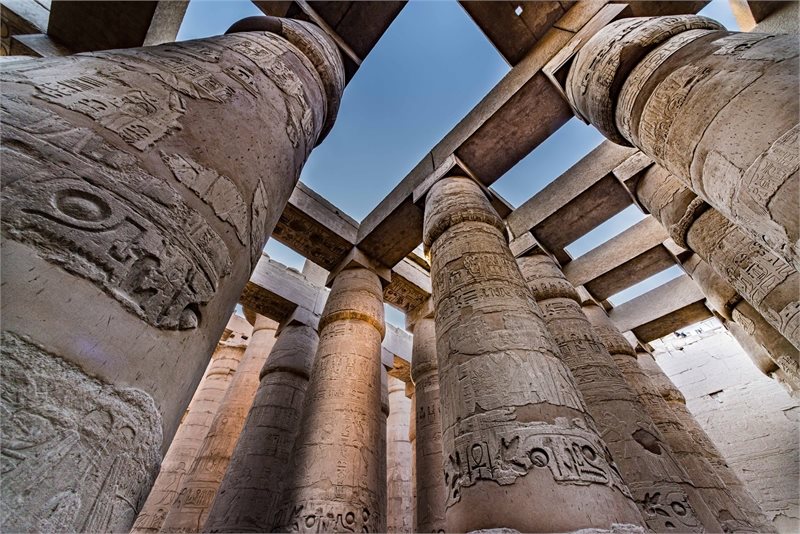 Viajes en privado a Egipto (sala hipóstila templo de Karnak, Lúxor)