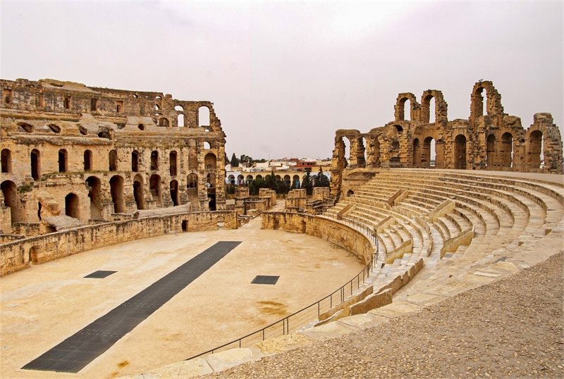 Viaje a Túnez y Egipto (anfitetaro de El Jem)